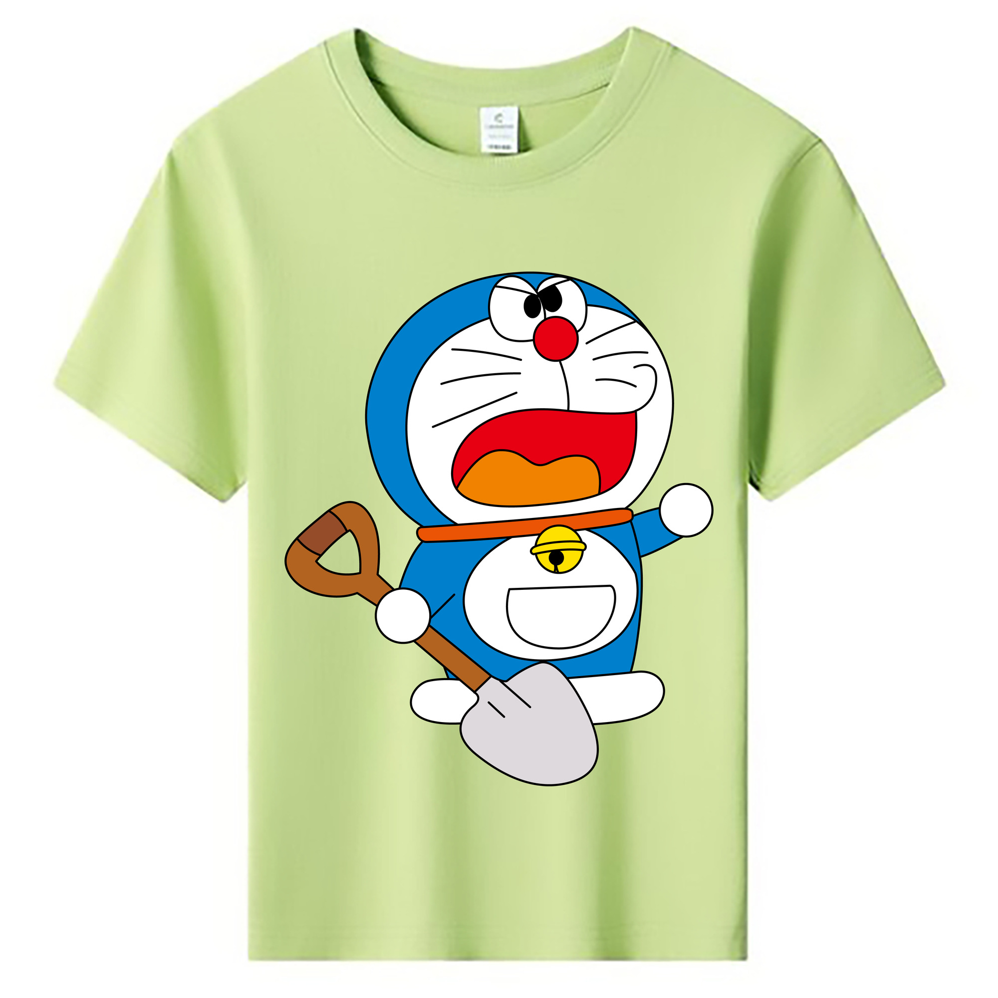 （画像用） ドラえもん Doraemon 綿100％キッズTシャツ（フロントプリント）